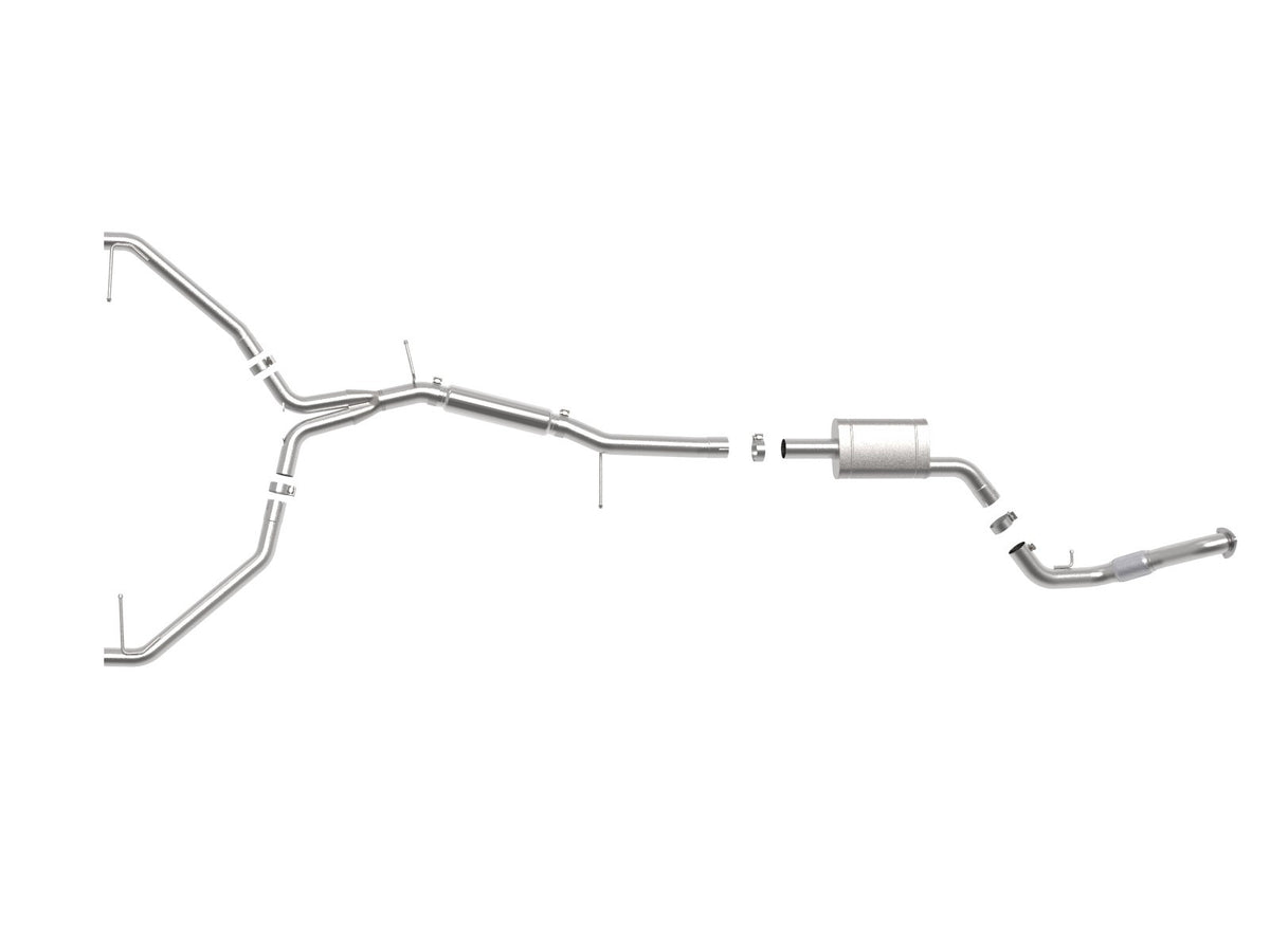 aFe MACH Force-Xp 3in to 2-1/2in Stainless Steel Cat-Back Exhaust System | BMW 325i (06) (49-36446)