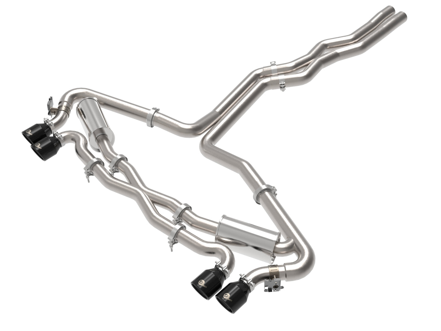 aFe Mach Force-Xp 3in-2.5in Cat-Back Exhaust | Audi RS6 Avant V8 4L (20-22) (49-36448-B)