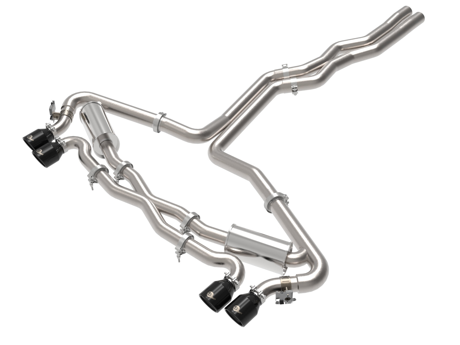 aFe Mach Force-Xp 3in-2.5in Cat-Back Exhaust | Audi RS6 Avant V8 4L (20-22) (49-36448-B)