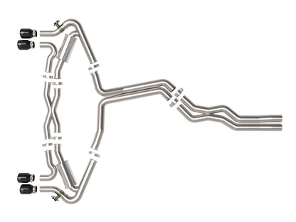 aFe Mach Force-Xp 3in-2.5in Cat-Back Exhaust | Audi RS6 Avant V8 4L (20-22) (49-36448-B)