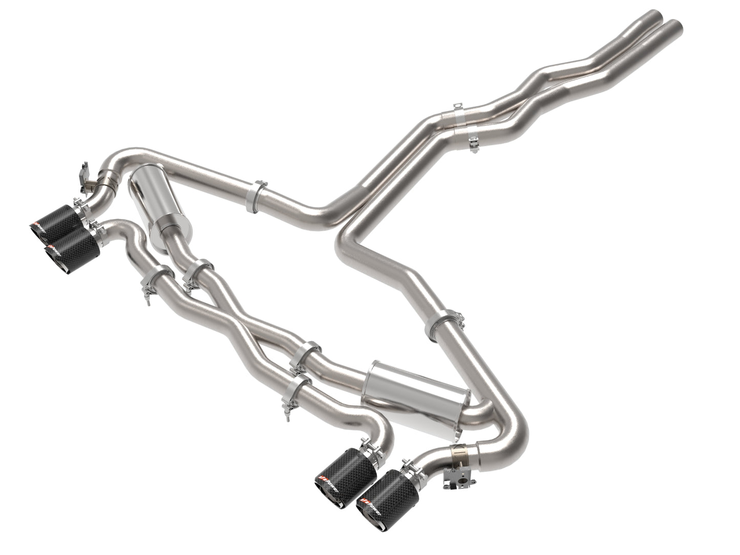 aFe MACH Force-Xp 3in to 2.5in SS Cat-Back Exhaust | Audi RS6 Avant V8 (20-22) (49-36448-C)