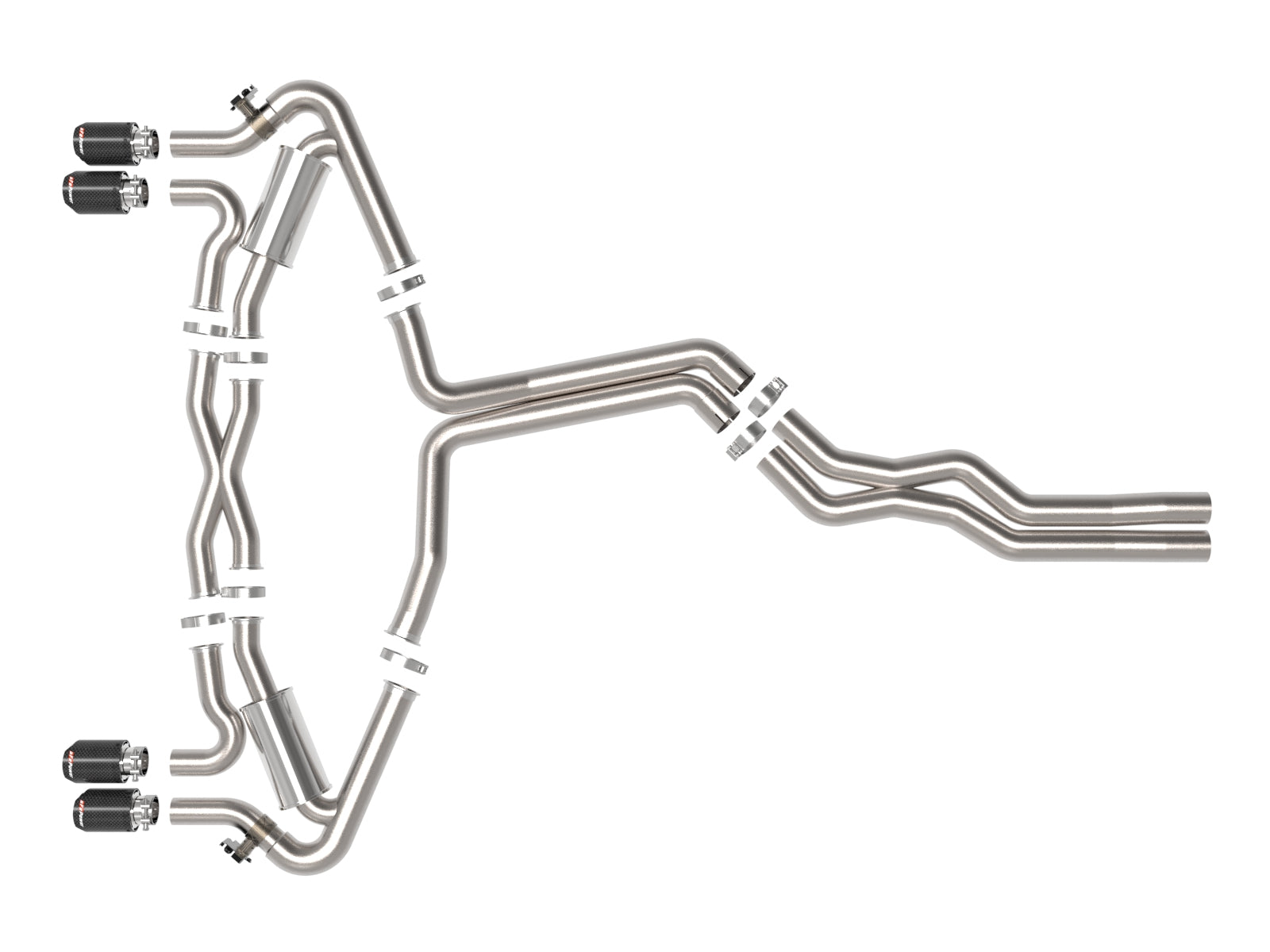 aFe MACH Force-Xp 3in to 2.5in SS Cat-Back Exhaust | Audi RS6 Avant V8 (20-22) (49-36448-C)