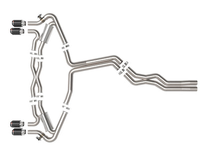 aFe MACH Force-Xp 3in to 2.5in SS Cat-Back Exhaust | Audi RS6 Avant V8 (20-22) (49-36448-C)