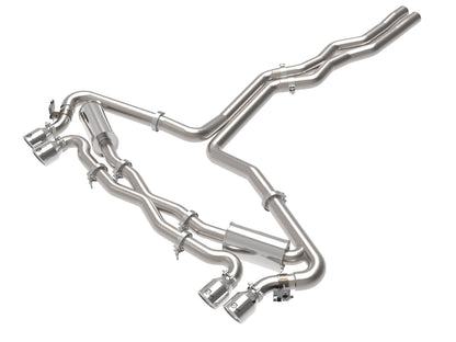 aFe MACH Force-Xp 3in to 2.5in SS Cat-Back Exhaust | Audi RS6 Avant V8 (20-22) (49-36448-P)
