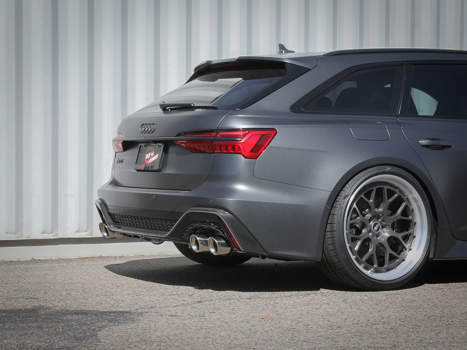 aFe MACH Force-Xp 3in to 2.5in SS Cat-Back Exhaust | Audi RS6 Avant V8 (20-22) (49-36448-P)