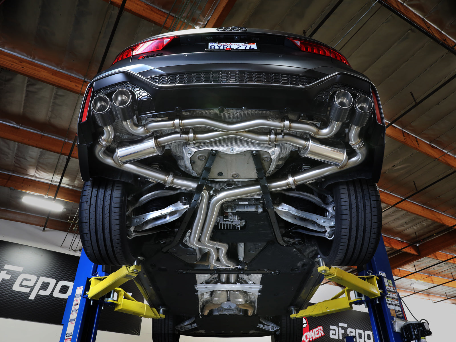 aFe MACH Force-Xp 3in to 2.5in SS Cat-Back Exhaust | Audi RS6 Avant V8 (20-22) (49-36448-P)