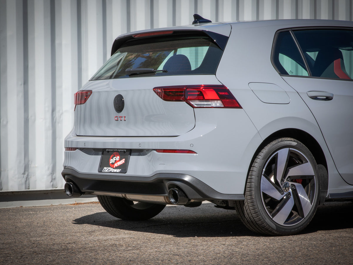 aFe Gemini XV 3-2.5in SS Cat-Back Exhaust w/ Cut-Out Tips | VW MK8 (22-23) (49-36451-P)