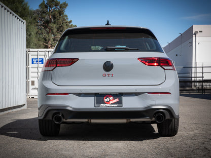 aFe Gemini XV 3-2.5in SS Cat-Back Exhaust w/ Cut-Out Tips | VW MK8 (22-23) (49-36451-P)