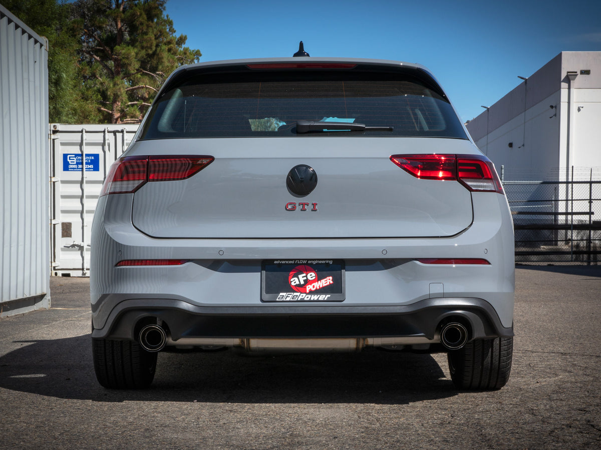 aFe Gemini XV 3-2.5in SS Cat-Back Exhaust w/ Cut-Out Tips | VW MK8 (22-23) (49-36451-P)