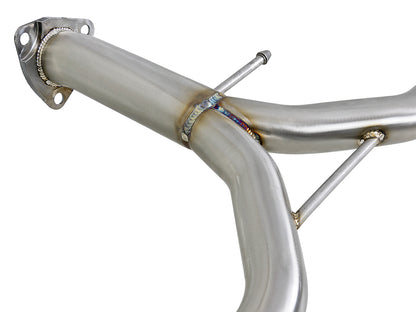 aFe Takeda 2.25-1.75in SS Axle-Back w/ Black Tips | Honda Accord 2.4L (13-17) (49-36604-B)