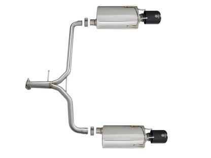 aFe Takeda 2.25-1.75in SS Axle-Back w/ Black Tips | Honda Accord 2.4L (13-17) (49-36604-B)