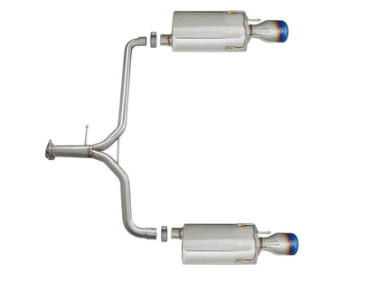 aFe Takeda 2-1/4-1-3/4in SS Axle-Back w/ Blue Tips | Honda Accord 2.4L (13-17) (49-36604-L)
