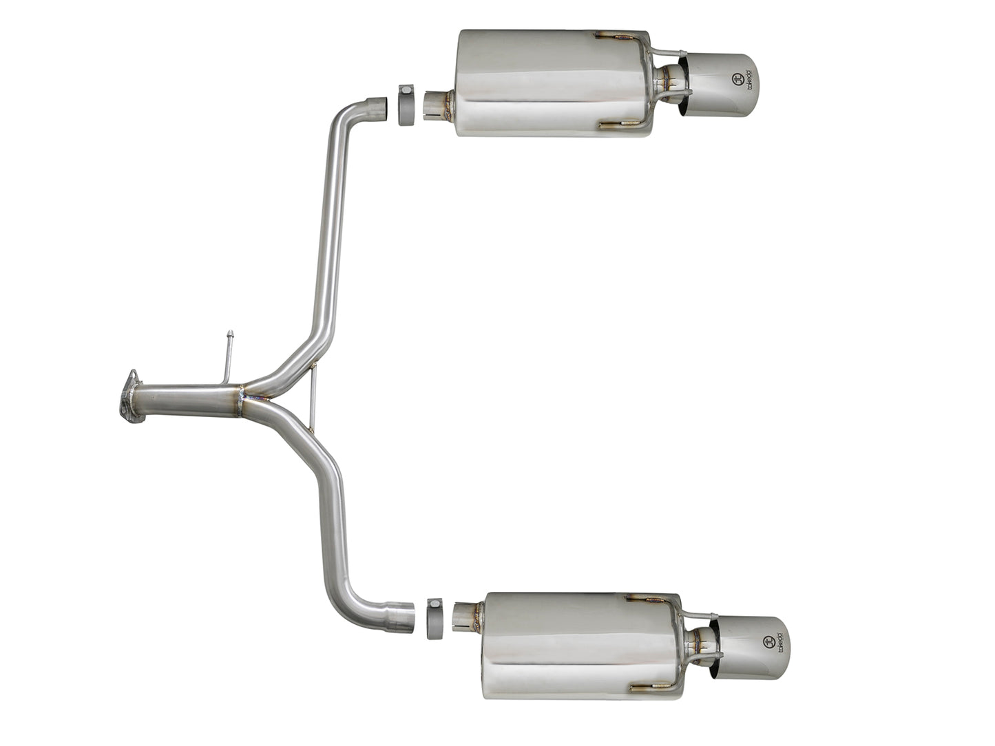 aFe Takeda 1-3/4-2-1/4in SS Axle-Back Exhaust | Honda Accord 13-16 2.4L (49-36604)