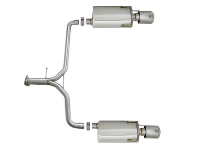 aFe Takeda 1-3/4-2-1/4in SS Axle-Back Exhaust | Honda Accord 13-16 2.4L (49-36604)