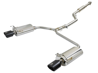 aFe Takeda 2-1/2in to 1-3/4in SS Dual Cat-Back Exhaust | Honda Accord 13-17 2.4L (49-36605-B)