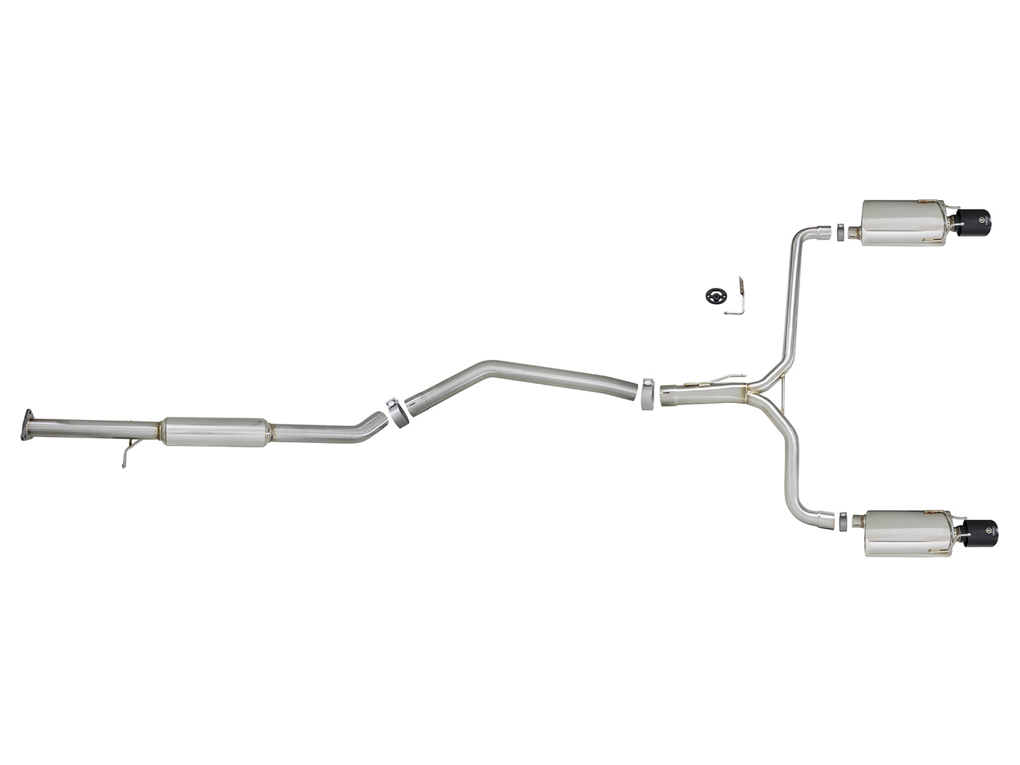 aFe Takeda 2-1/2in to 1-3/4in SS Dual Cat-Back Exhaust | Honda Accord 13-17 2.4L (49-36605-B)