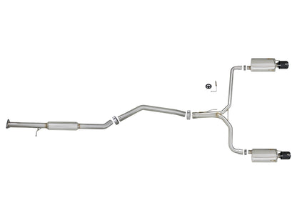 aFe Takeda 2-1/2in to 1-3/4in SS Dual Cat-Back Exhaust | Honda Accord 13-17 2.4L (49-36605-B)