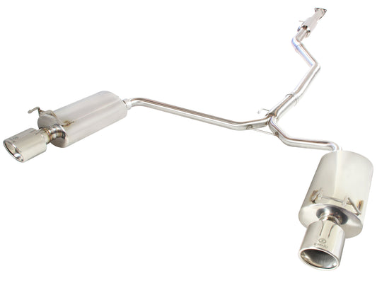 aFe Takeda 2-1/2in to 1-3/4in SS Dual Cat-Back Exhaust | Honda Accord LX/EX/EX-L (13-17) (49-36605)