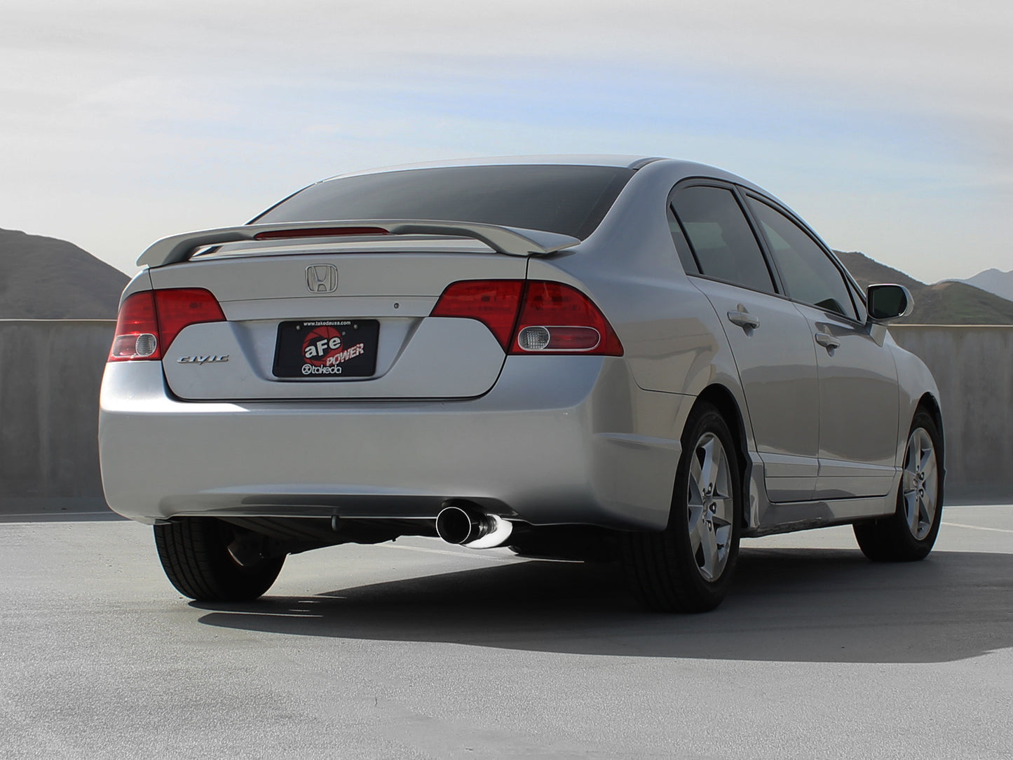 aFe Takeda 2.5in SS Axle-Back Exhaust Honda Civic | L4 1.8L (06-11) (49-36610)