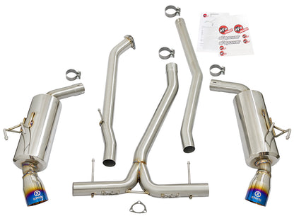 aFe Takeda 2.5-2.25in SS Dual-Exit Cat-Back | Honda Civic 1.5L Turbo (16-17) (49-36615-L)