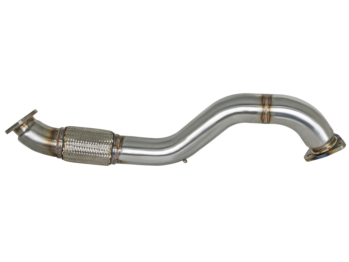 aFe Twisted Steel 3in Rear Down-Pipe/Mid Pipe | Honda Civic Type R (17+) (49-36617)