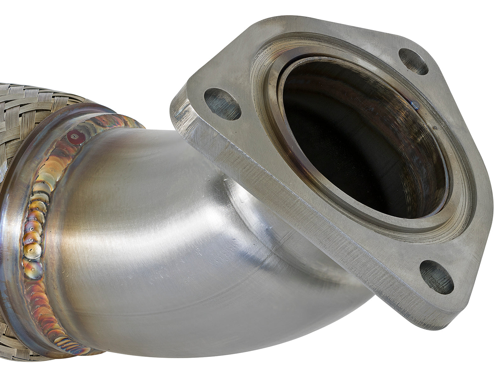 aFe Twisted Steel 3in Rear Down-Pipe/Mid Pipe | Honda Civic Type R (17+) (49-36617)