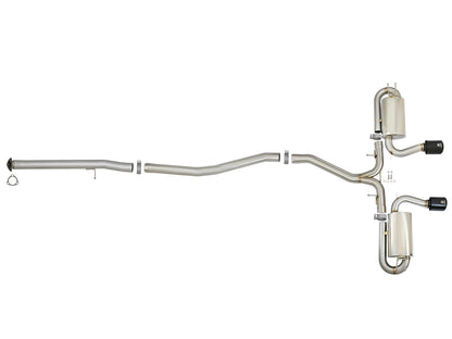 aFe Takeda 3in to 2.5in Cat-Back Exhaust | Honda Civic Si Coupe 17-21 (49-36618-L)