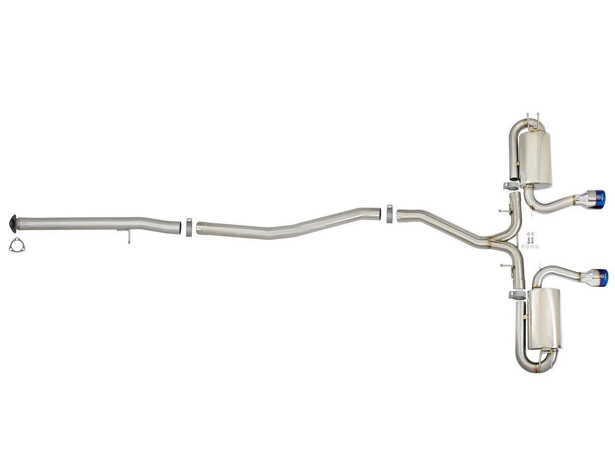 aFe Takeda 3in to 2.5in Cat-Back Exhaust | Honda Civic Si Coupe 17-21 (49-36618-L)