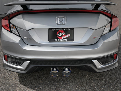 aFe Takeda 3in to 2.5in Cat-Back Exhaust | Honda Civic Si Coupe 17-21 (49-36618-L)