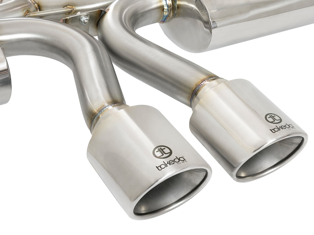 aFe Takeda 3in to 2.5in Cat-Back Exhaust | Honda Civic Si Coupe 17-21 (49-36618-L)