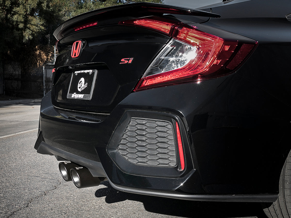 aFe Takeda 3in to 2.5in SS Cat-Back Exhaust Honda Civic Si (17-21) (49-36621-L)