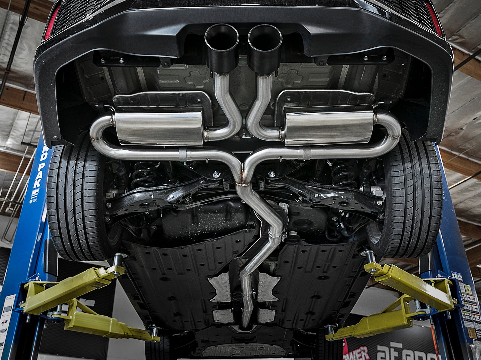 aFe Takeda 3in to 2.5in SS Cat-Back Exhaust Honda Civic Si (17-21) (49-36621-L)