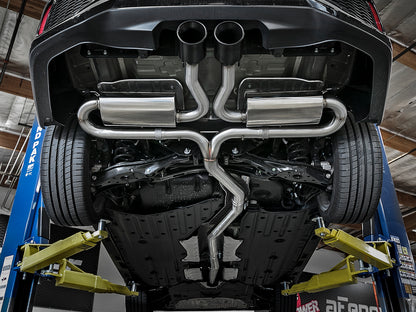 aFe Takeda 3in to 2.5in SS Cat-Back Exhaust Honda Civic Si (17-21) (49-36621-L)