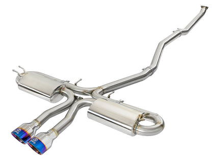 aFe Takeda 3in to 2.5in SS Cat-Back Exhaust Honda Civic Si (17-21) (49-36621-L)