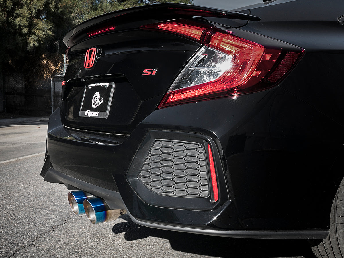 aFe Takeda 3in to 2.5in SS Cat-Back Exhaust Honda Civic Si (17-21) (49-36621-L)