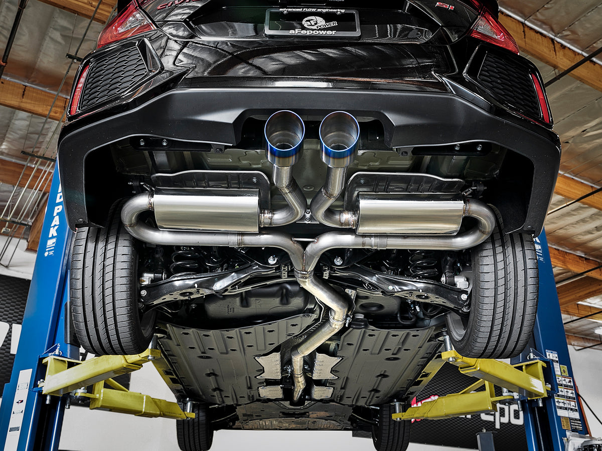 aFe Takeda 3in to 2.5in SS Cat-Back Exhaust Honda Civic Si (17-21) (49-36621-L)
