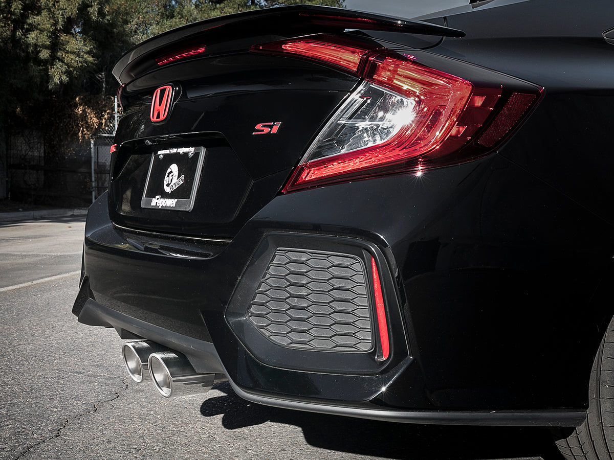 aFe Takeda 3in to 2.5in SS Cat-Back Exhaust Honda Civic Si (17-21) (49-36621-L)