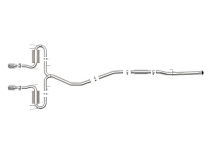 aFe Takeda 3in SS Cat-Back Exhaust | Honda Civic Sport L4 1.5L (17-21) (49-36624-P)
