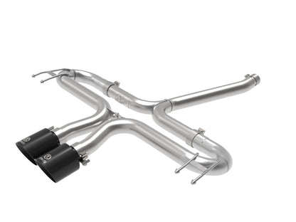 aFe Takeda 2-1/2in SS Axle-Back Exhaust w/ Blue Flame Tip | Honda Civic 17-21 (49-36625-L)