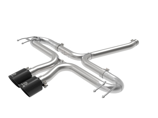 aFe Takeda 2-1/2in SS Axle-Back Exhaust w/ Blue Flame Tip | Honda Civic 17-21 (49-36625-L)