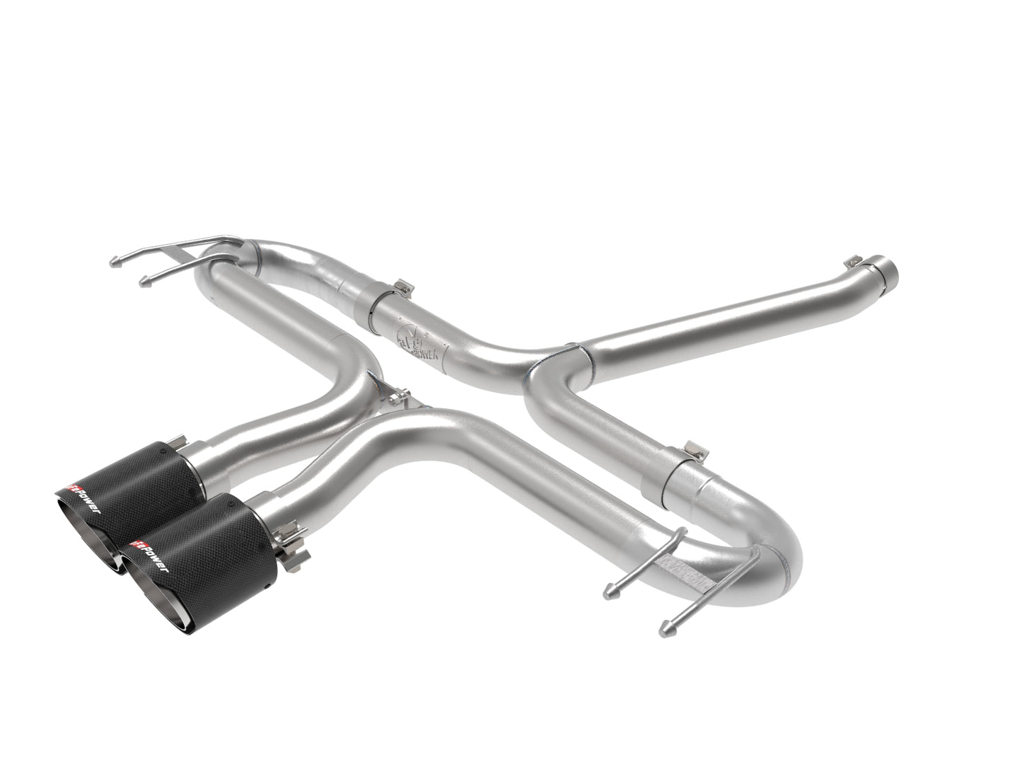 aFe Takeda 2-1/2in SS Axle-Back Exhaust w/ Blue Flame Tip | Honda Civic 17-21 (49-36625-L)