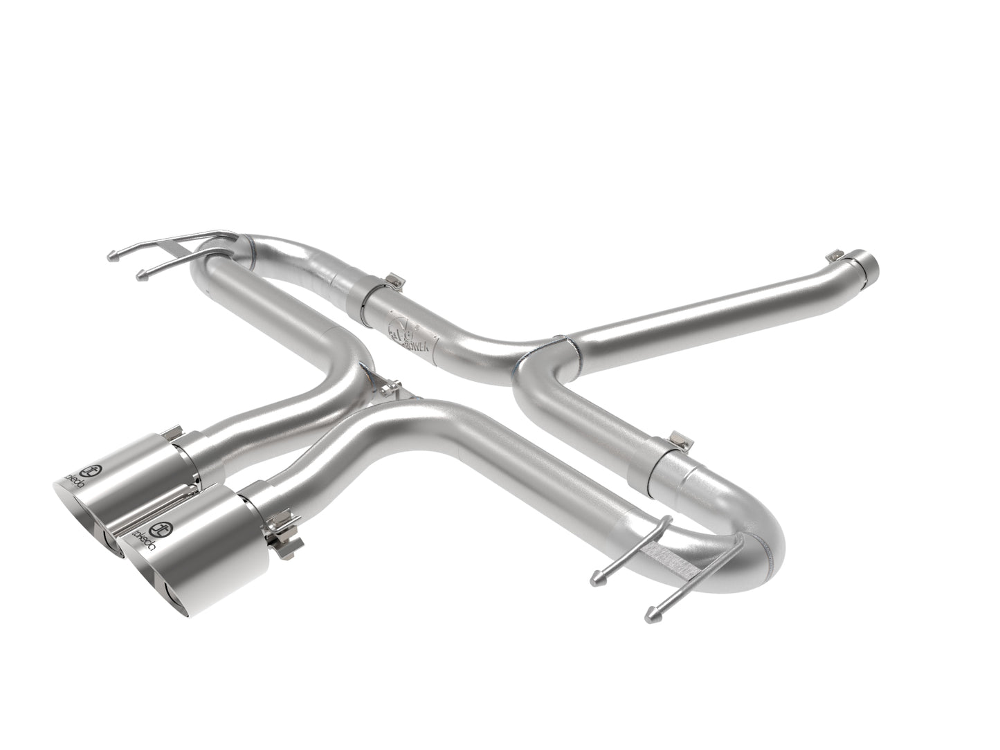 aFe Takeda 2-1/2in SS Axle-Back Exhaust w/ Blue Flame Tip | Honda Civic 17-21 (49-36625-L)