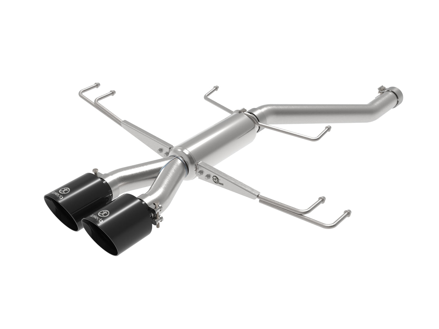 aFe Takeda 2.5in SS Axle-Back Exhaust w/ Black Tip | Honda Civic Type R 17-21 (49-36626-B)