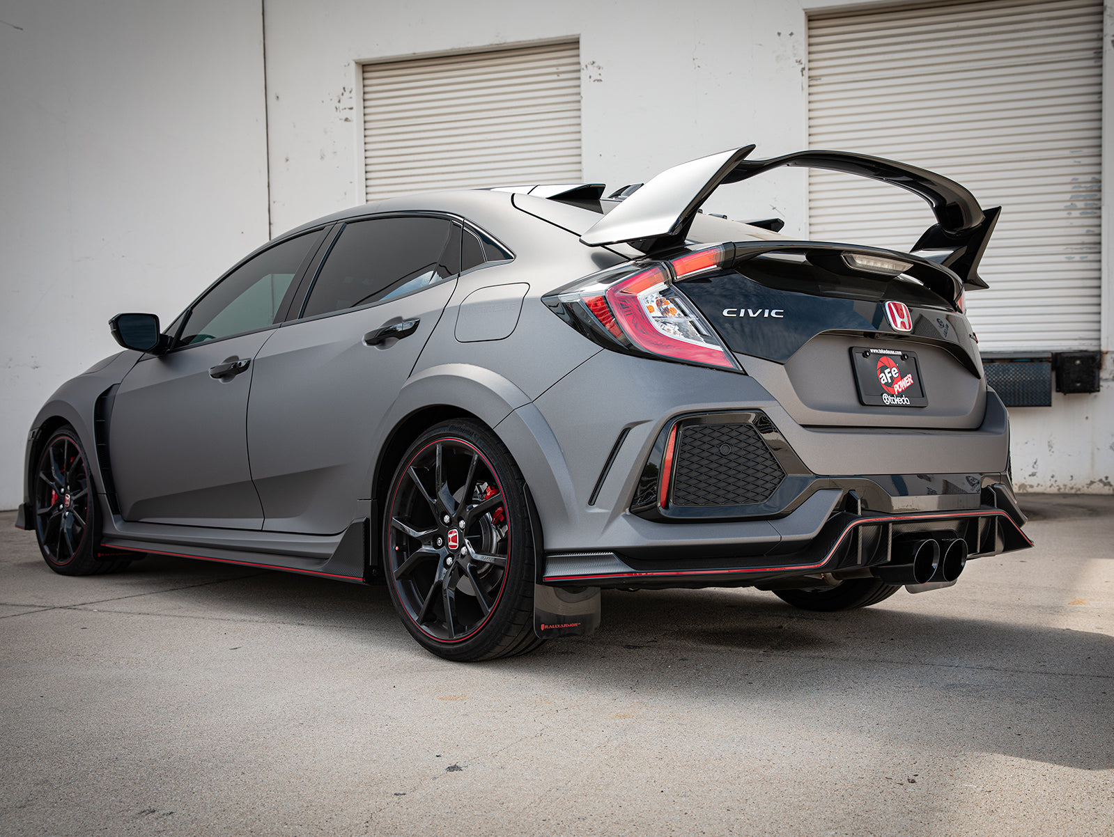aFe Takeda 2.5in SS Axle-Back Exhaust w/ Black Tip | Honda Civic Type R 17-21 (49-36626-B)