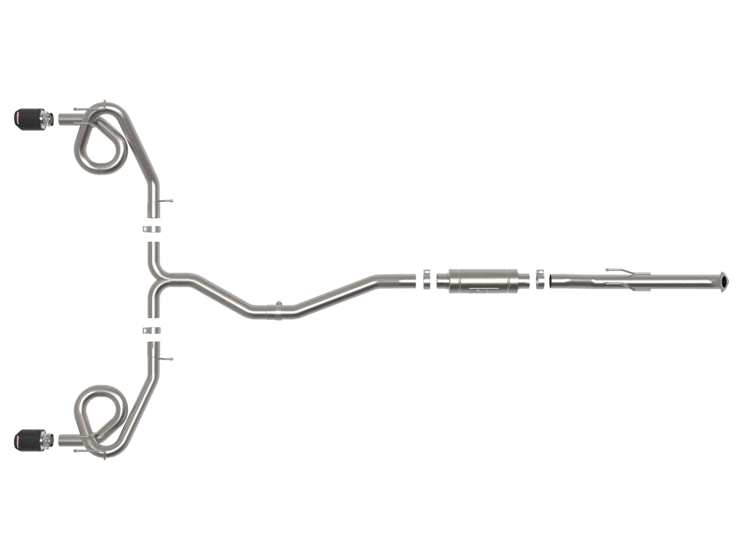 aFe Takeda 2.5-3in SS Cat-Back Exhaust | Honda Civic Si (22+) (49-36630-P)