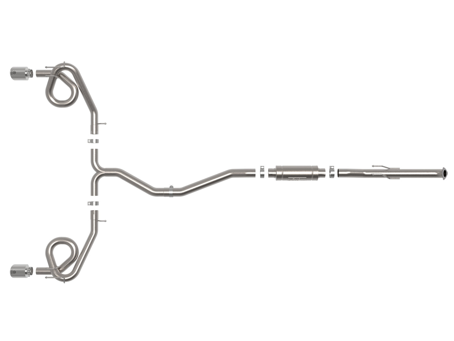 aFe Takeda 2.5-3in SS Cat-Back Exhaust | Honda Civic Si (22+) (49-36630-P)