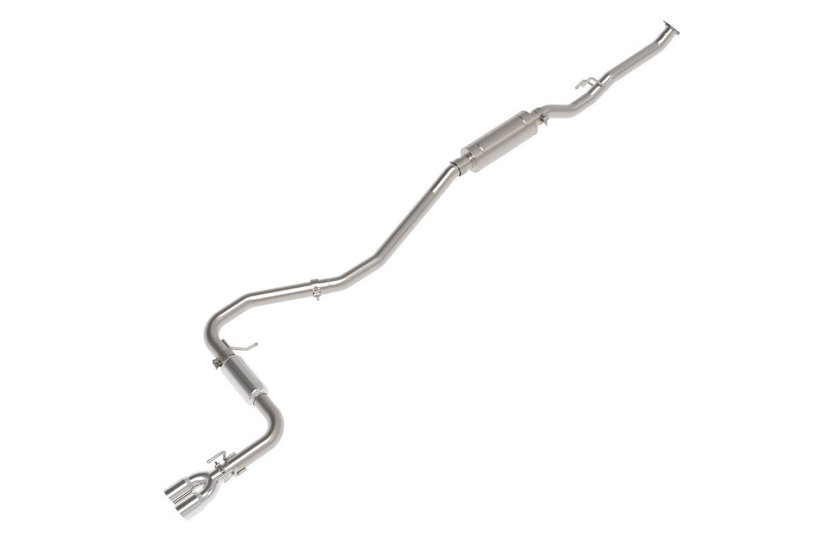aFe POWER 2.5in 304 SS Cat-Back Exhaust w/ Polished Tips | Honda Civic L4-2.0L (49-36631-P)