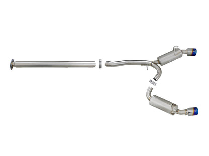 aFe Takeda 3in to 2.5in SS Cat-Back Exhaust | Mitsubishi EVO (08-15) (49-36701-L)