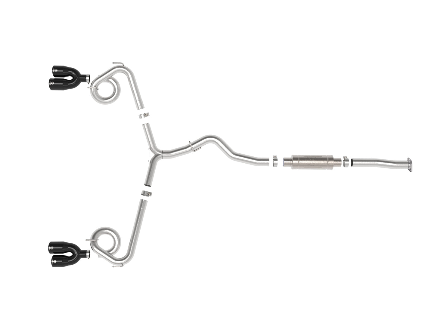 aFe Subaru WRX/STi 15-21 Stainless Cat-Back Exhaust w/ Black Tip | Subaru WRX / STI (15-21) (49-36810-B)