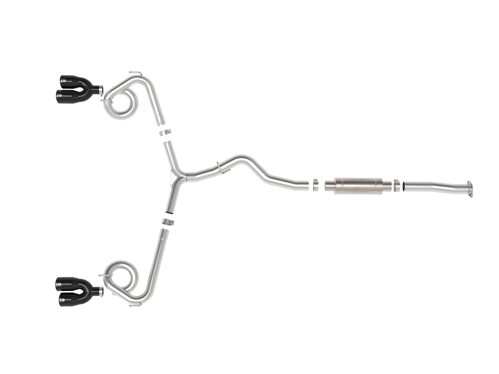 aFe Subaru WRX/STi 15-21 Stainless Cat-Back Exhaust w/ Black Tip | Subaru WRX / STI (15-21) (49-36810-B)